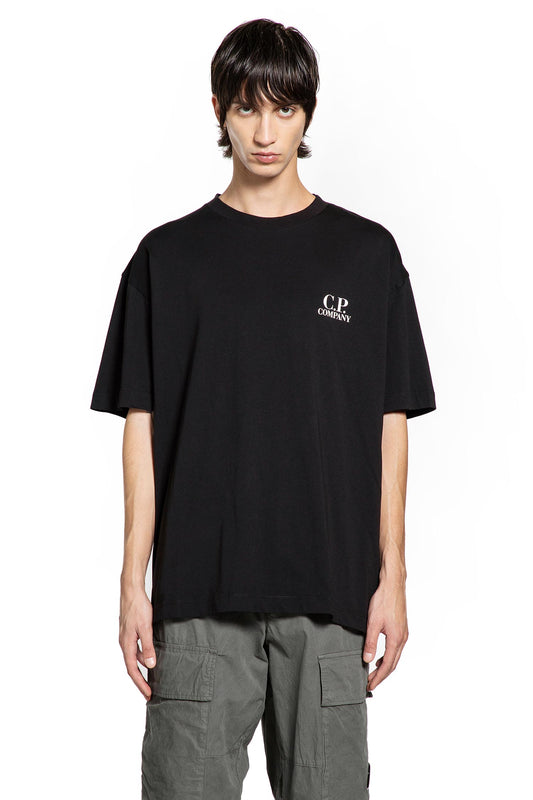 C.P. COMPANY MAN BLACK T-SHIRTS & TANK TOPS