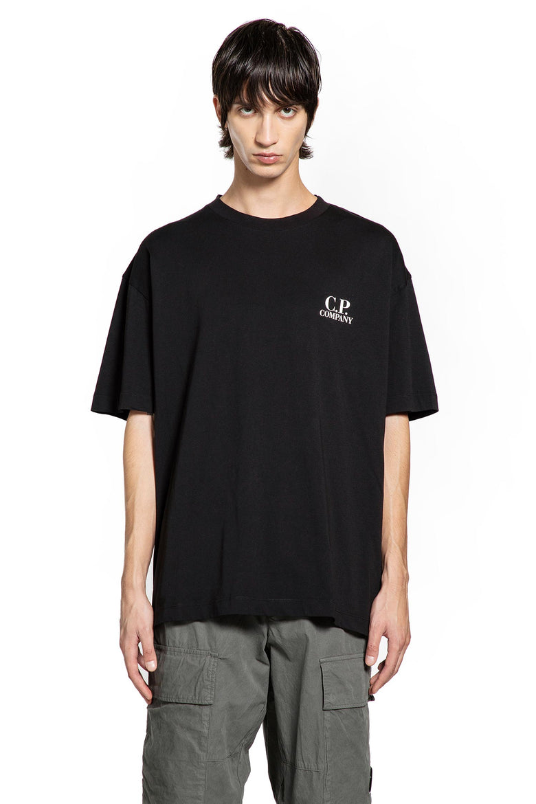 C.P. COMPANY MAN BLACK T-SHIRTS & TANK TOPS