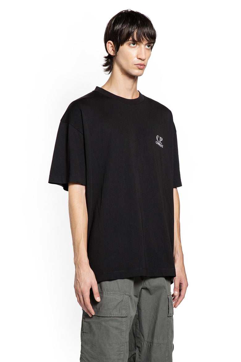 C.P. COMPANY MAN BLACK T-SHIRTS & TANK TOPS