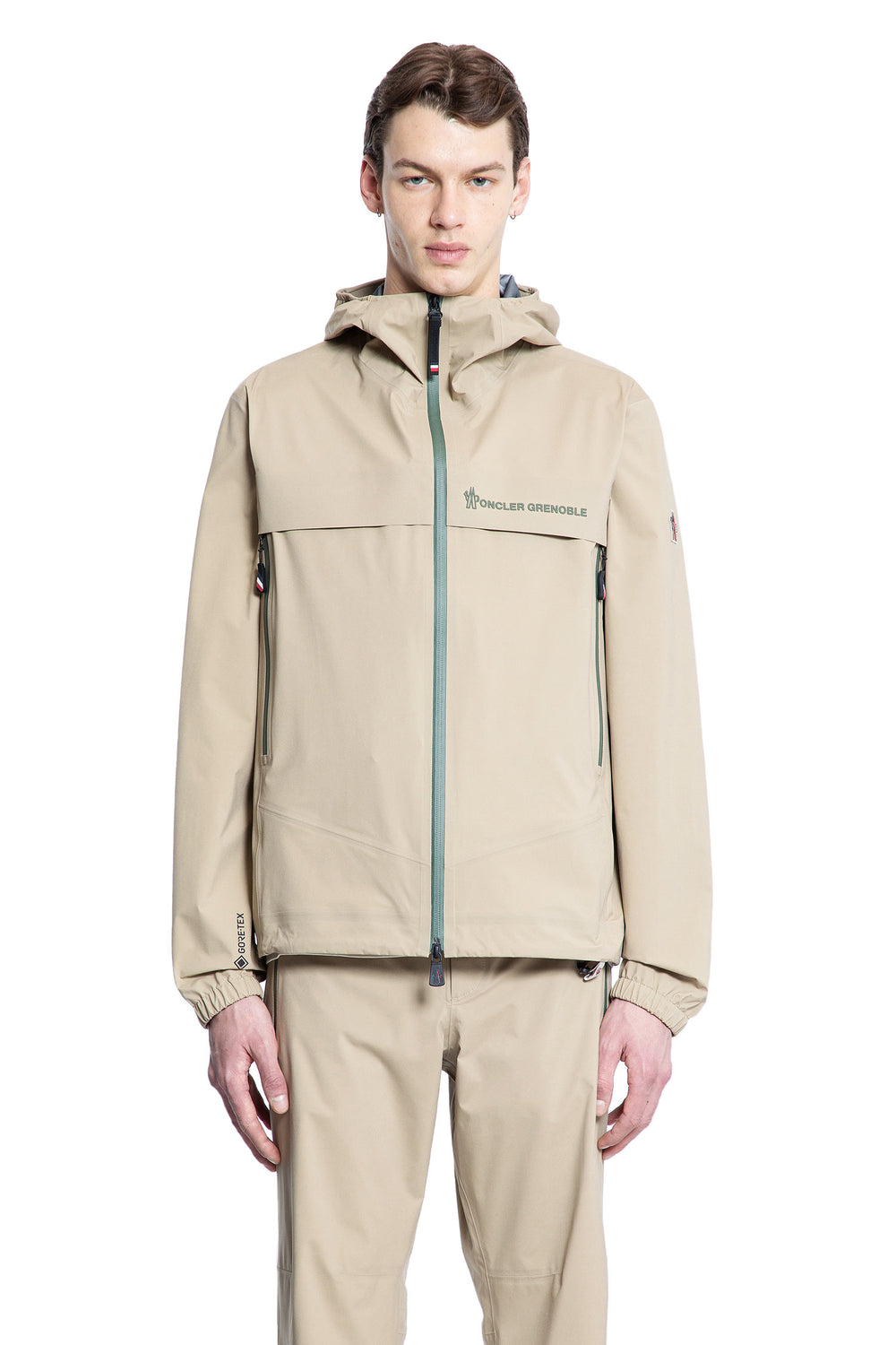 MONCLER GRENOBLE MAN BEIGE JACKETS