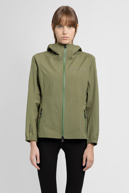 MONCLER GRENOBLE WOMAN GREEN JACKETS