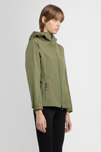 MONCLER GRENOBLE WOMAN GREEN JACKETS