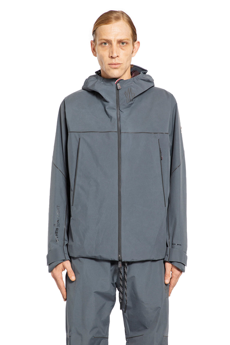 MONCLER GRENOBLE MAN GREY JACKETS