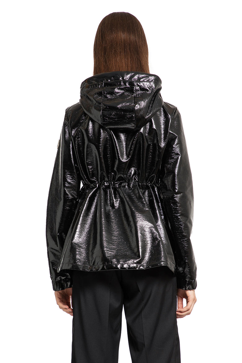 MONCLER WOMAN BLACK JACKETS