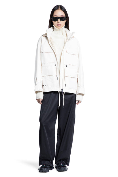 MONCLER GRENOBLE WOMAN OFF-WHITE COATS