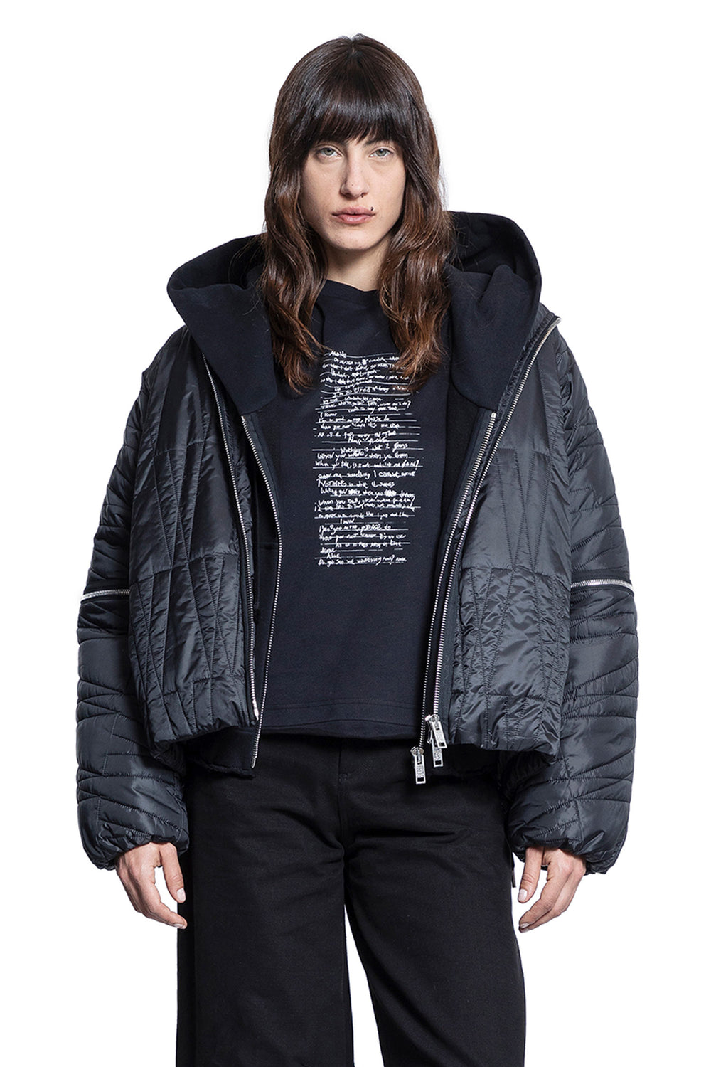 MONCLER GENIUS WOMAN BLACK JACKETS