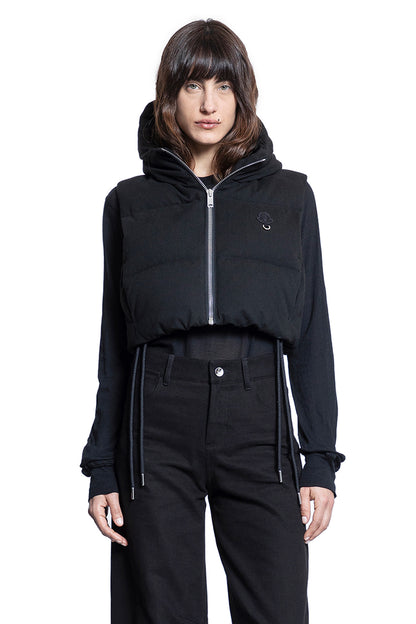 MONCLER GENIUS WOMAN BLACK VESTS