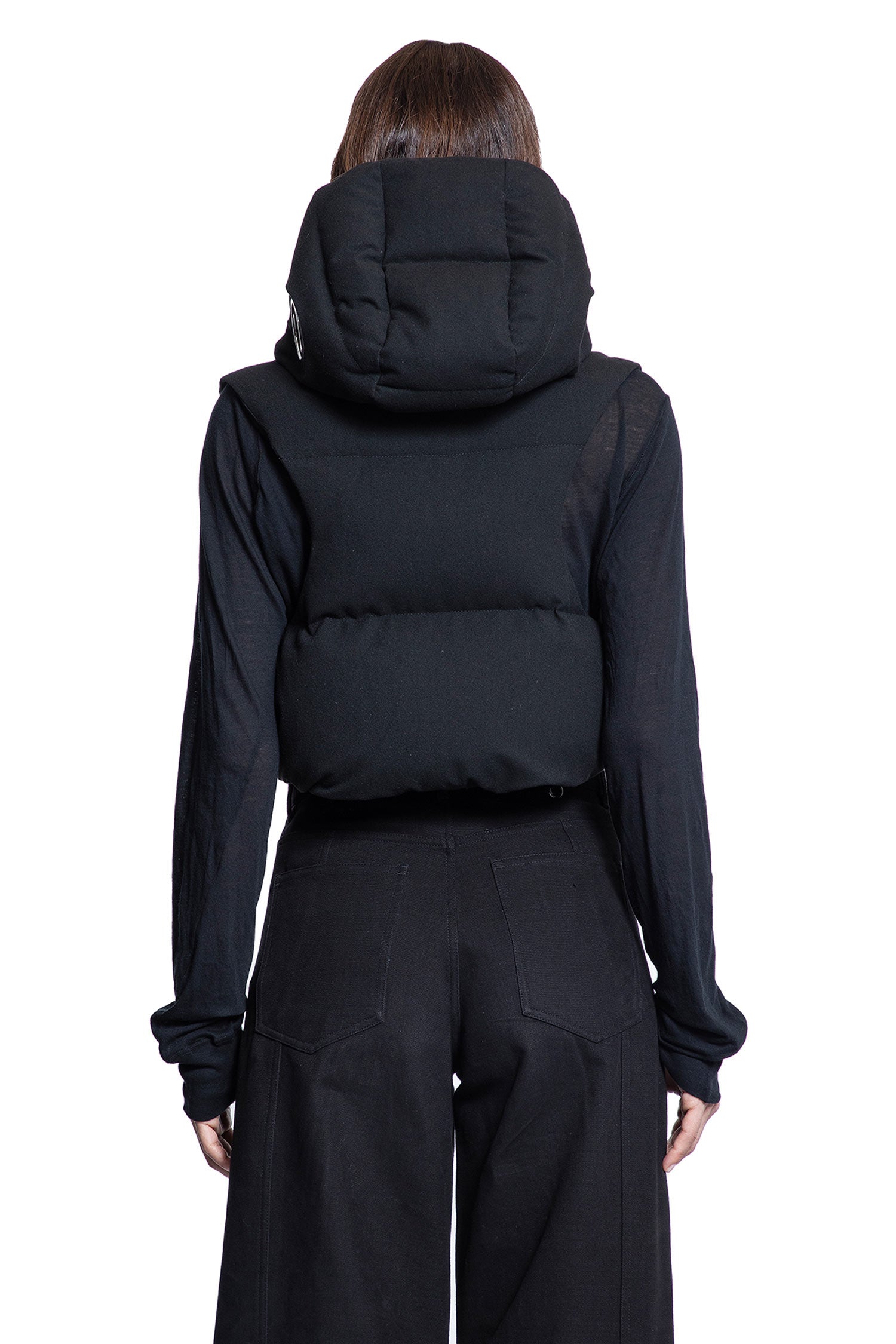 MONCLER GENIUS WOMAN BLACK VESTS