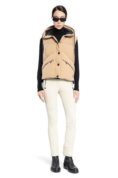 MONCLER GRENOBLE WOMAN BEIGE VESTS