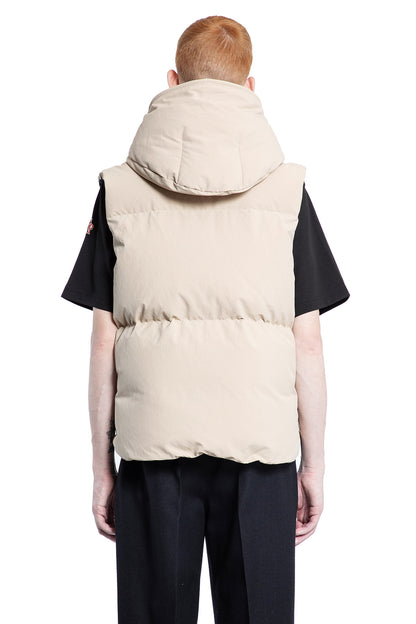 MONCLER GRENOBLE MAN BEIGE VESTS