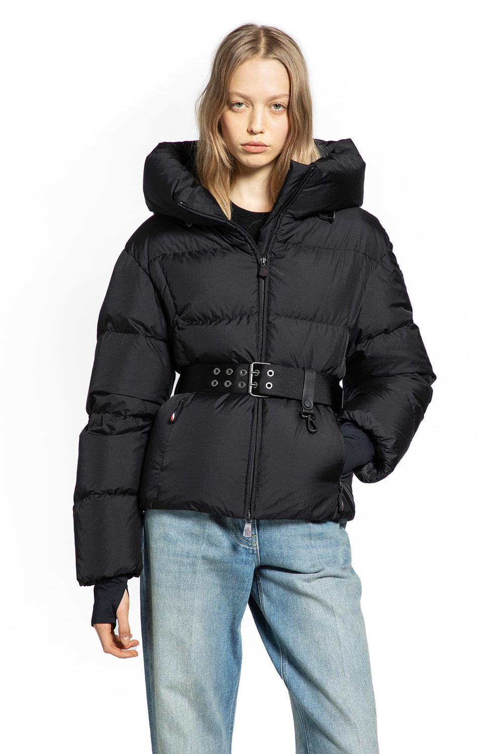 MONCLER GRENOBLE Nisene Hooded Short Down Jacket woman