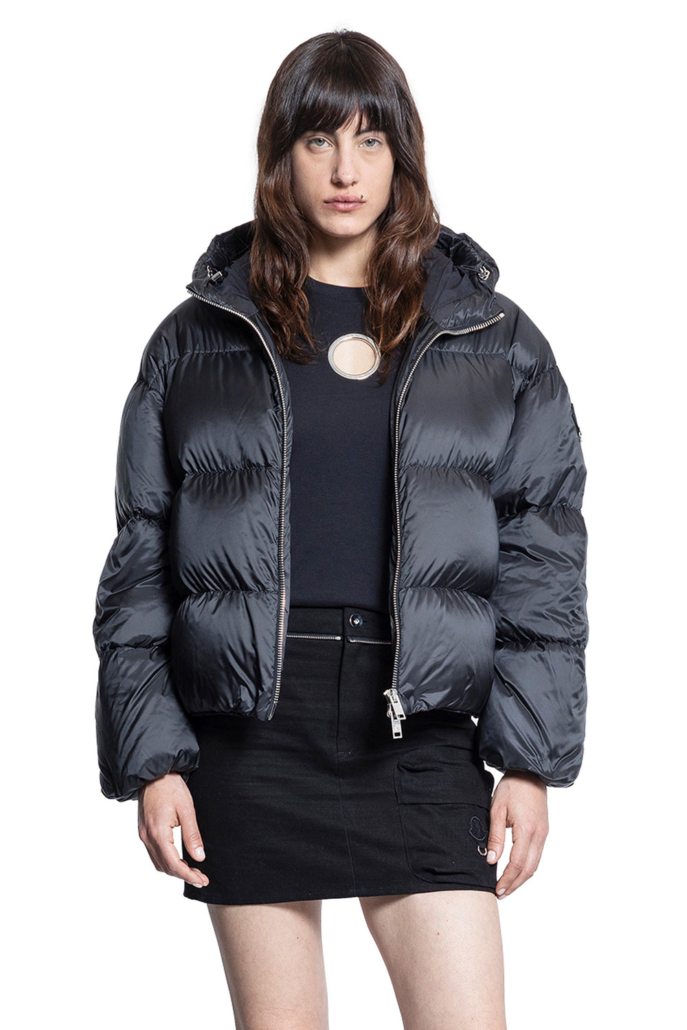 MONCLER GENIUS WOMAN BLACK JACKETS