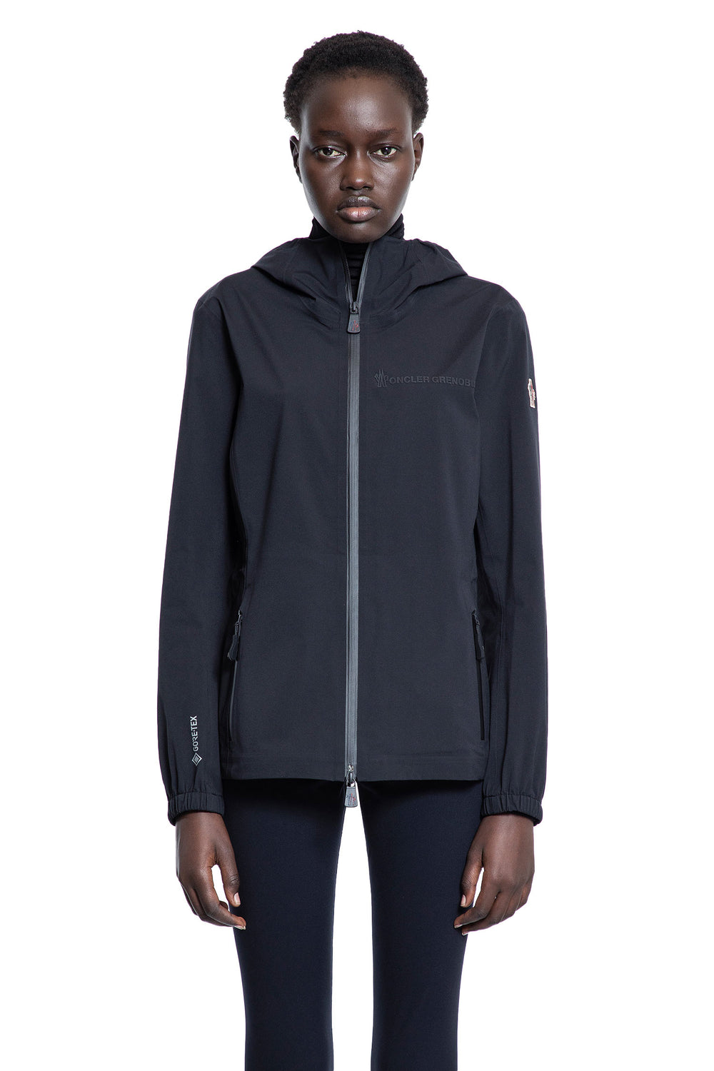 MONCLER GRENOBLE WOMAN BLACK JACKETS