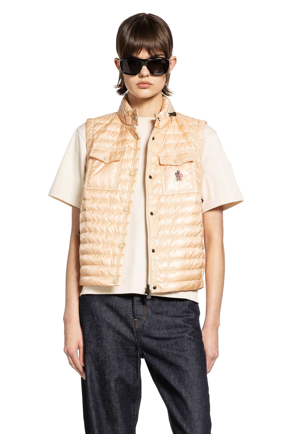 MONCLER GRENOBLE Gumiane Hooded Down Gilet woman