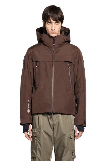 MONCLER GRENOBLE MAN BROWN JACKETS