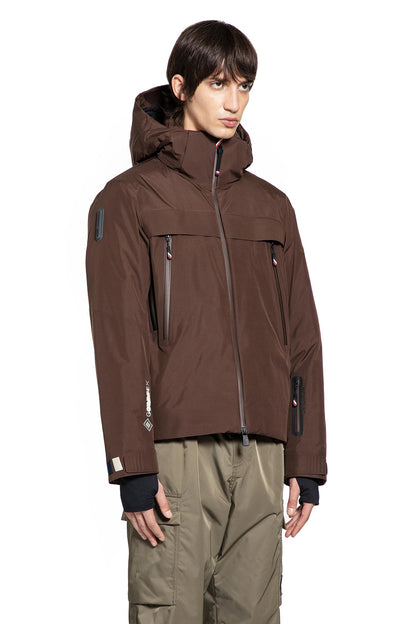 MONCLER GRENOBLE MAN BROWN JACKETS