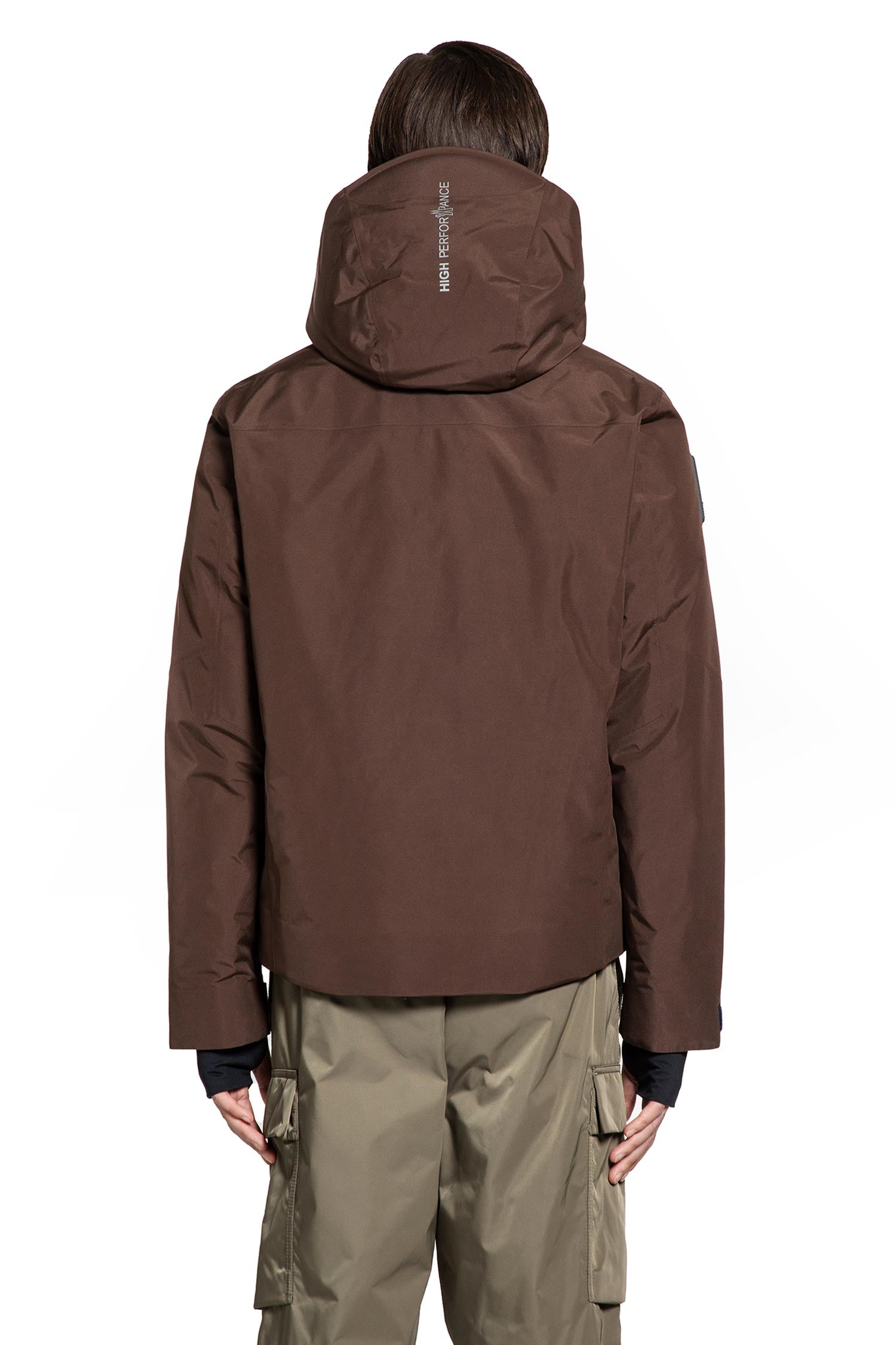 MONCLER GRENOBLE MAN BROWN JACKETS