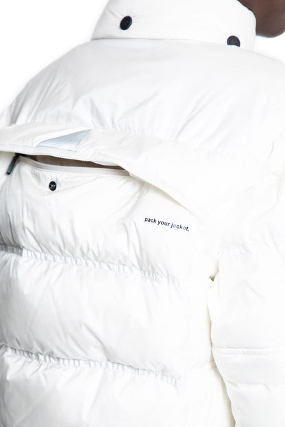 MONCLER GRENOBLE WOMAN WHITE JACKETS