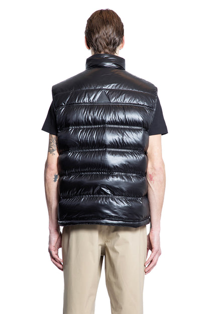 MONCLER GRENOBLE MAN BLACK VESTS