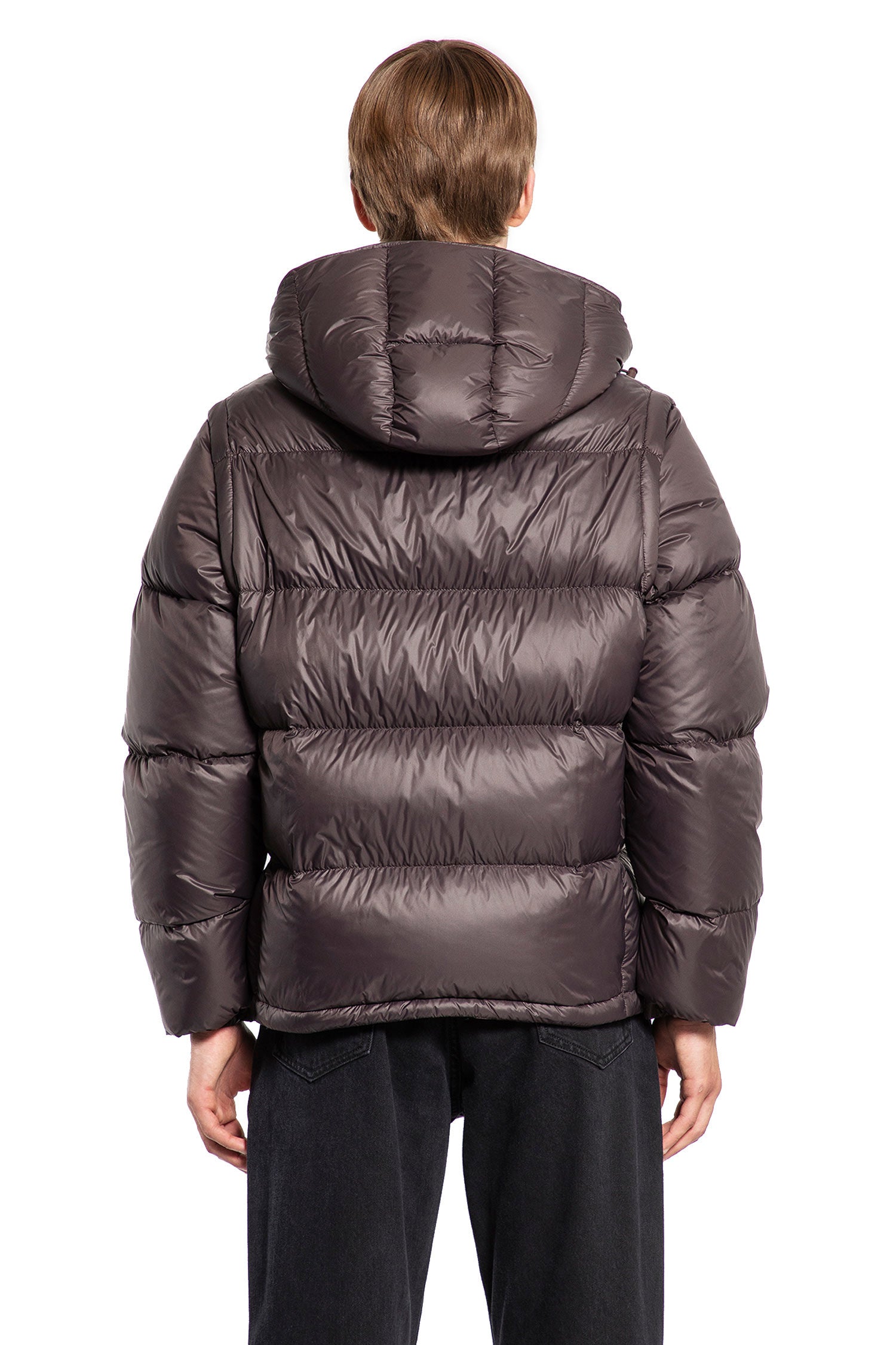 MONCLER MAN BROWN JACKETS