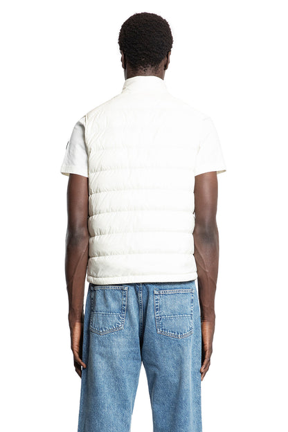 MONCLER MAN WHITE VESTS