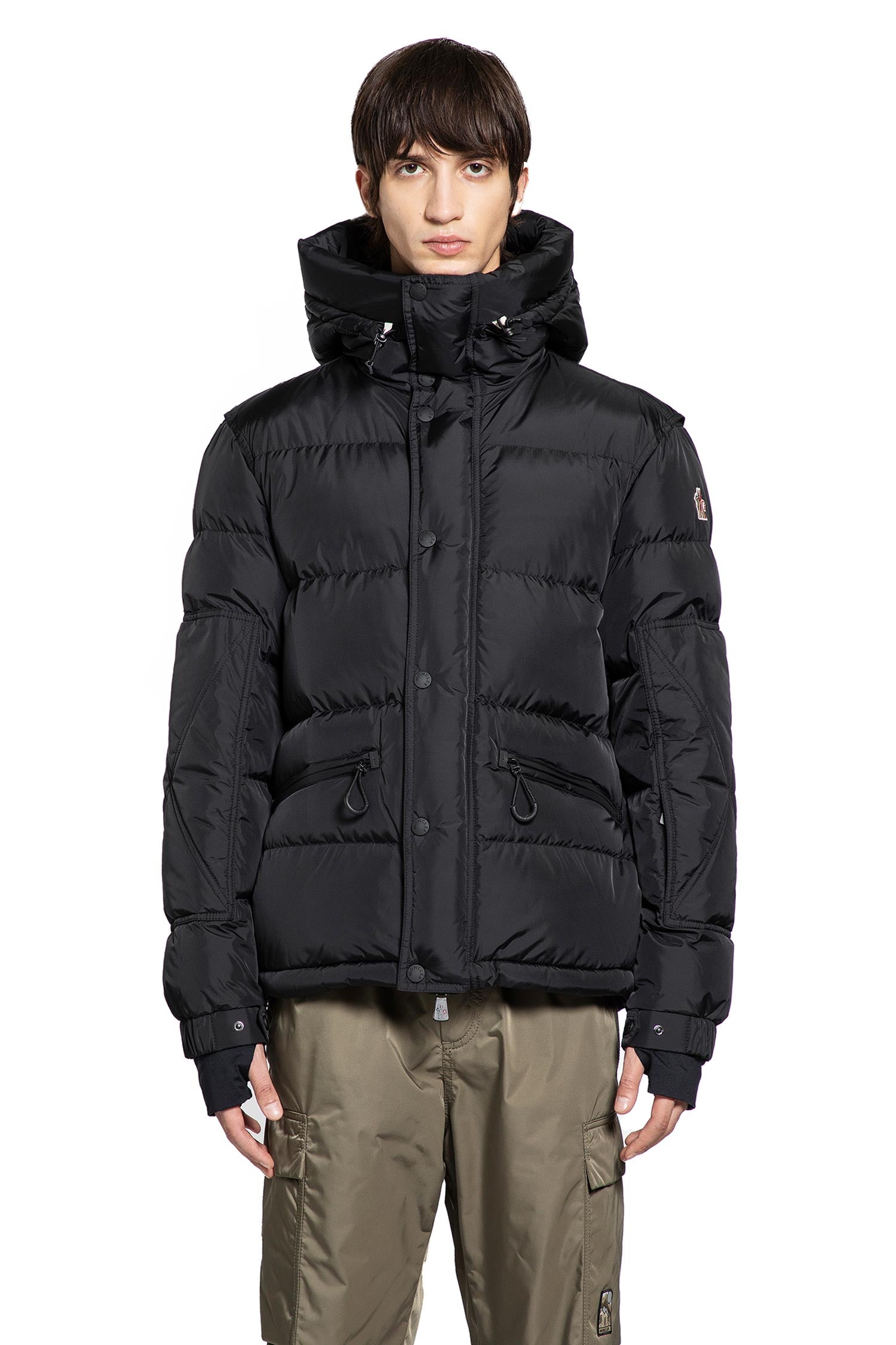 MONCLER GRENOBLE MAN BLACK JACKETS