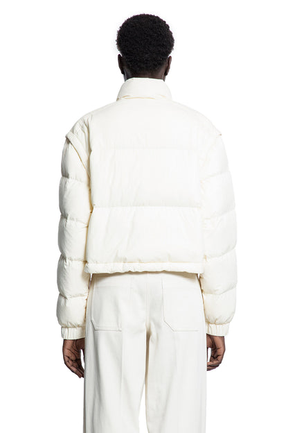 MONCLER WOMAN OFF-WHITE JACKETS