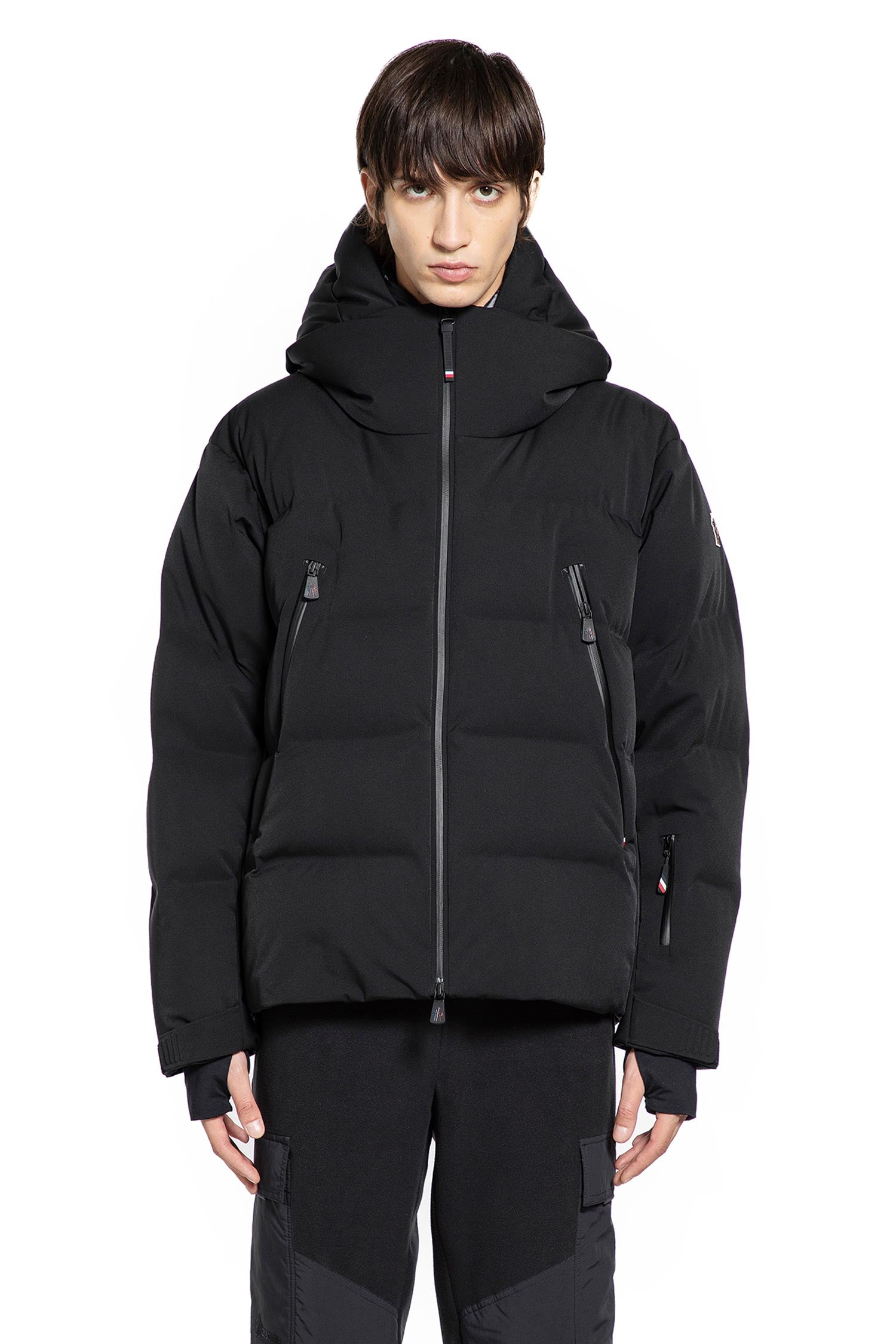MONCLER GRENOBLE MAN BLACK JACKETS