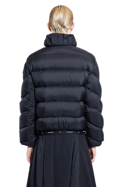 MONCLER WOMAN BLACK JACKETS