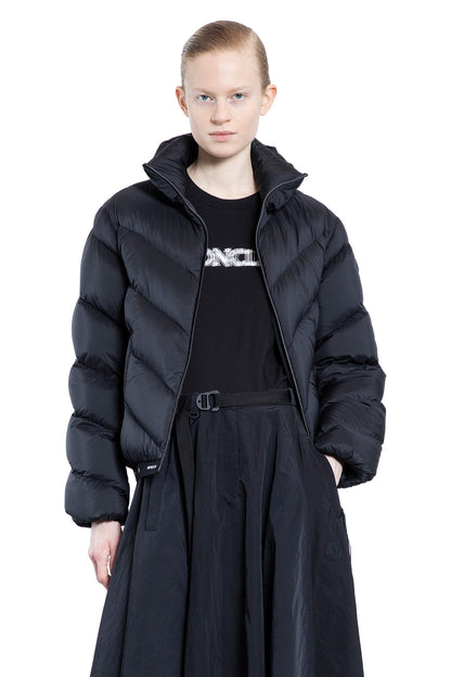 MONCLER WOMAN BLACK JACKETS