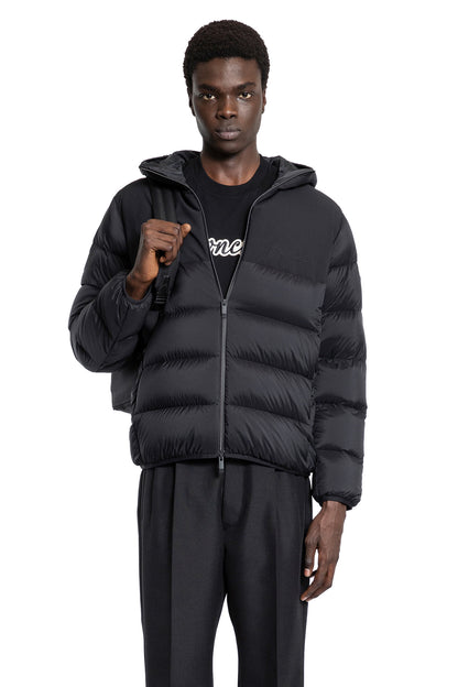 MONCLER MAN BLACK JACKETS