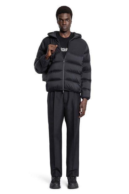 MONCLER MAN BLACK JACKETS