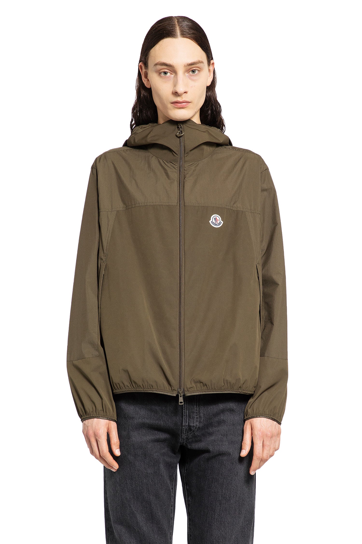 MONCLER MAN GREEN JACKETS