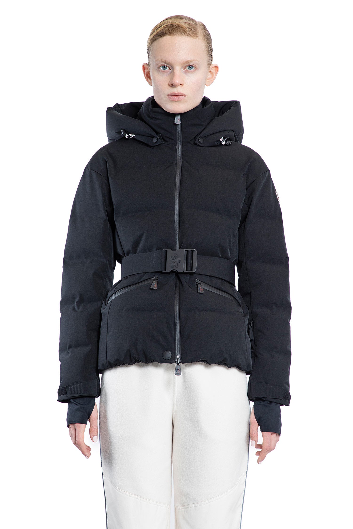 MONCLER GRENOBLE WOMAN BLACK JACKETS