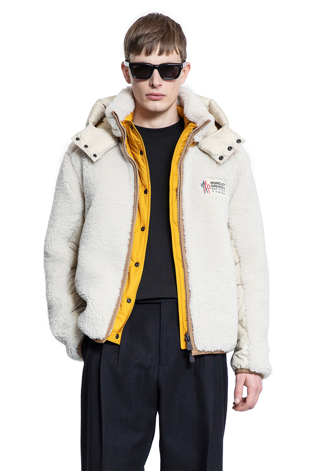 MONCLER GRENOBLE MAN BEIGE JACKETS