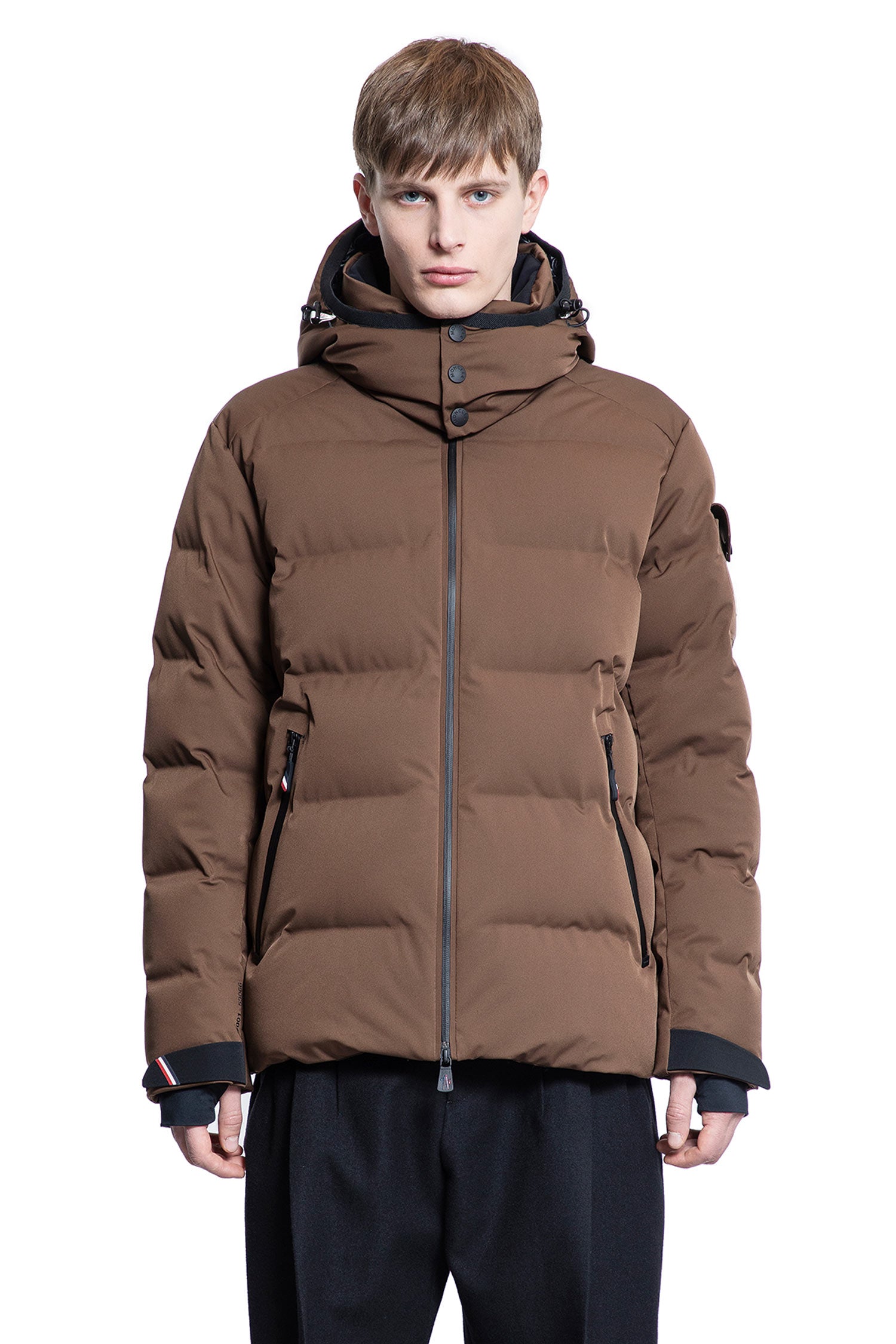 MONCLER GRENOBLE MAN BROWN JACKETS