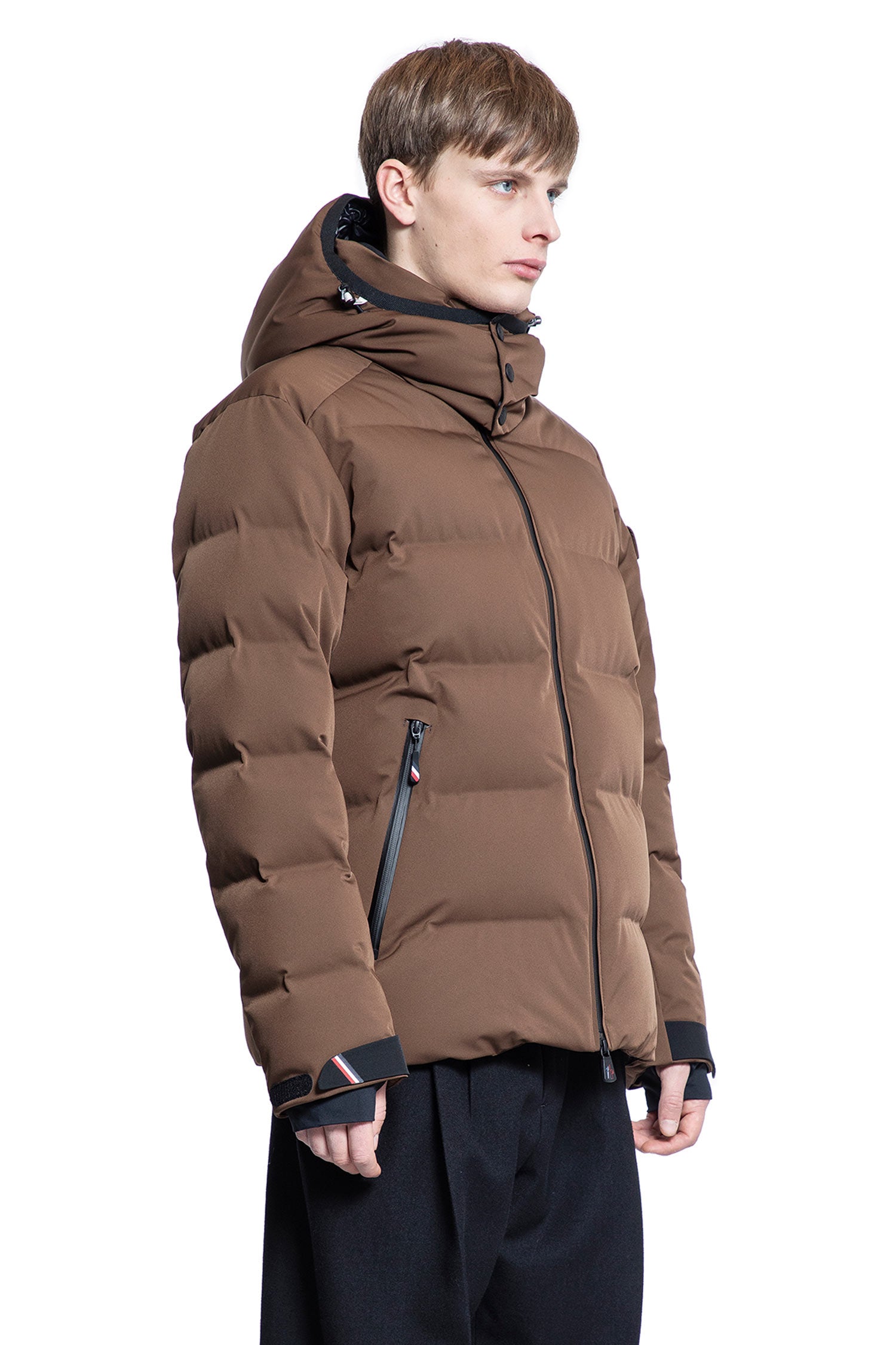 MONCLER GRENOBLE MAN BROWN JACKETS