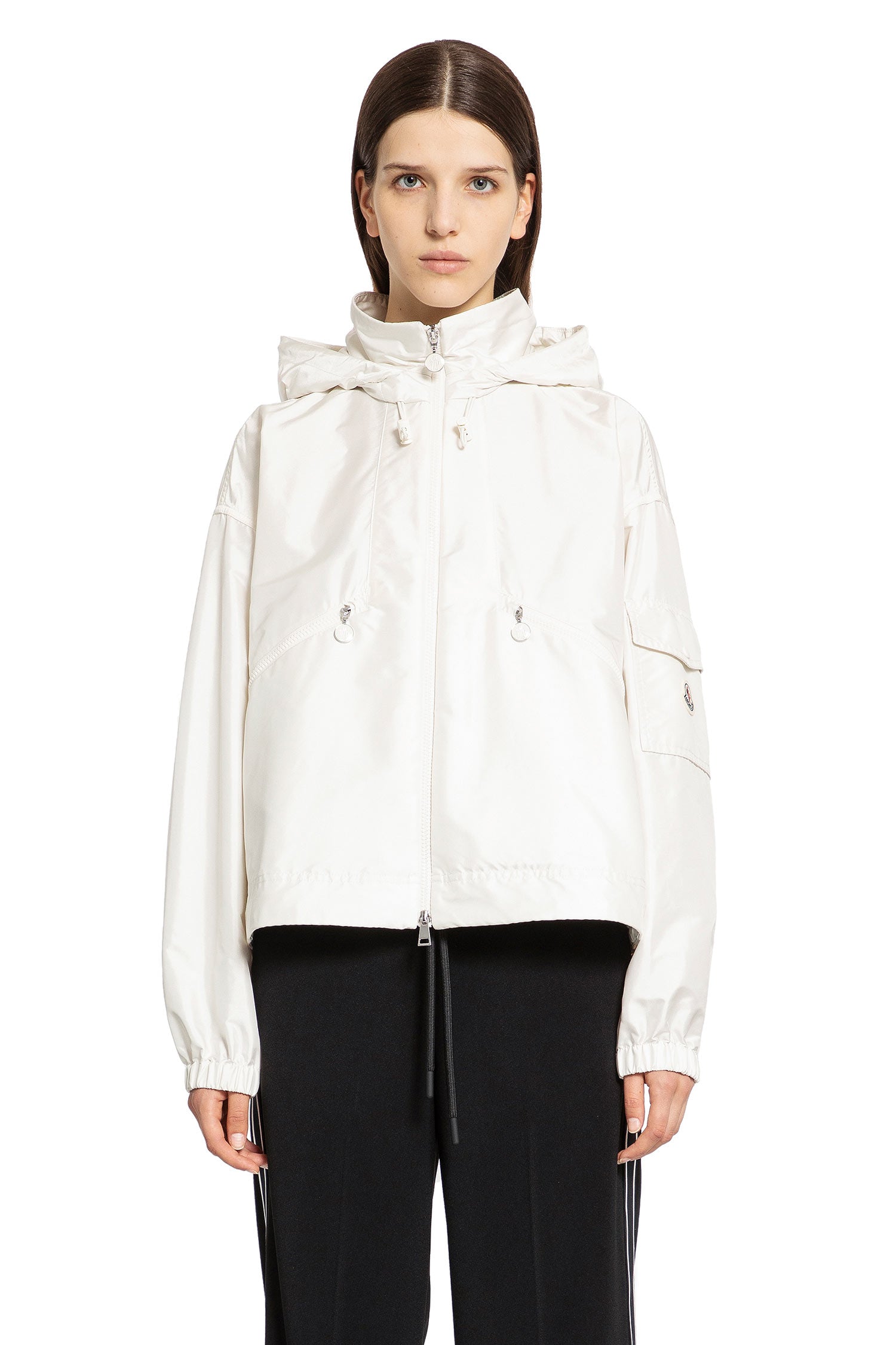 MONCLER WOMAN WHITE JACKETS