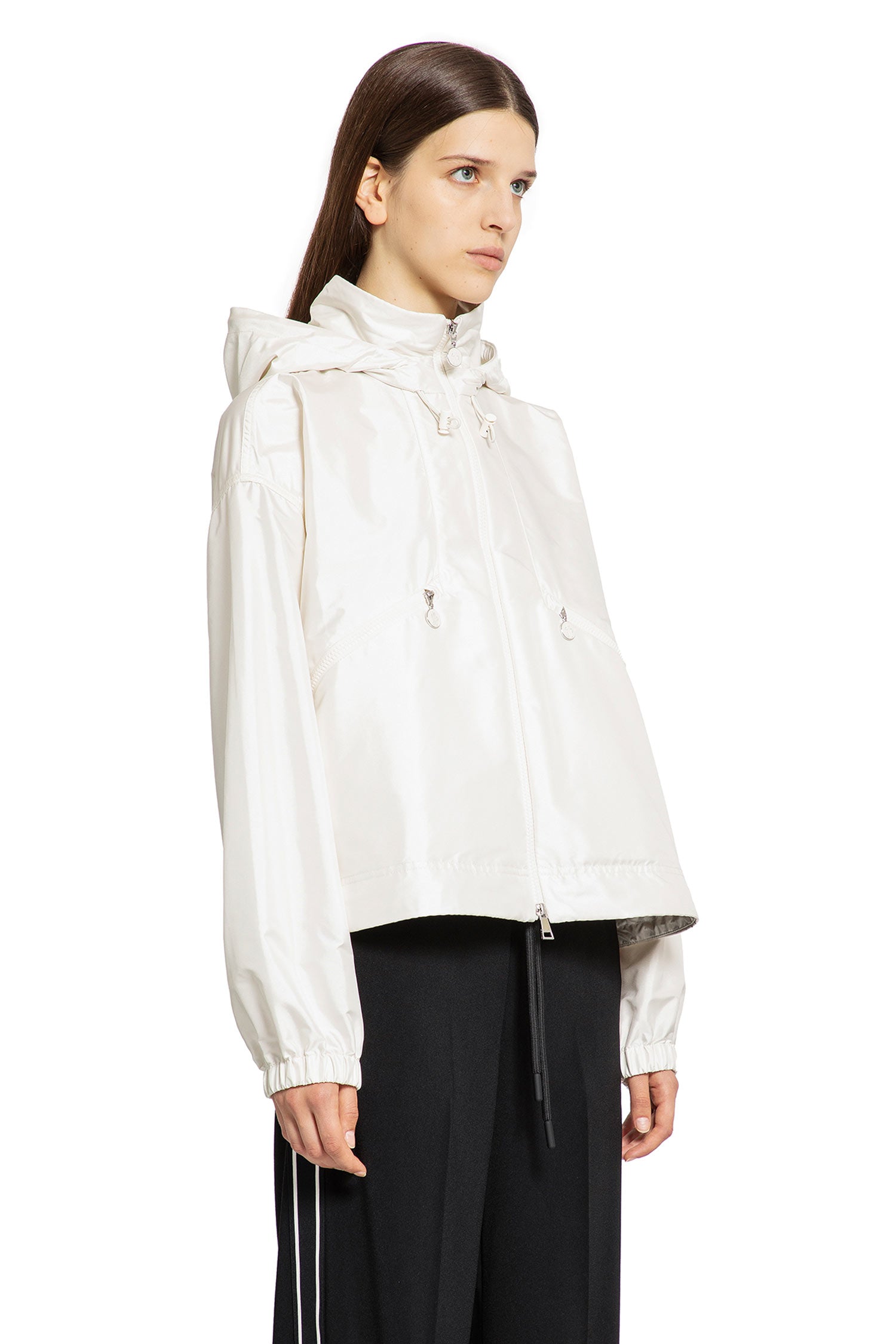 MONCLER WOMAN WHITE JACKETS