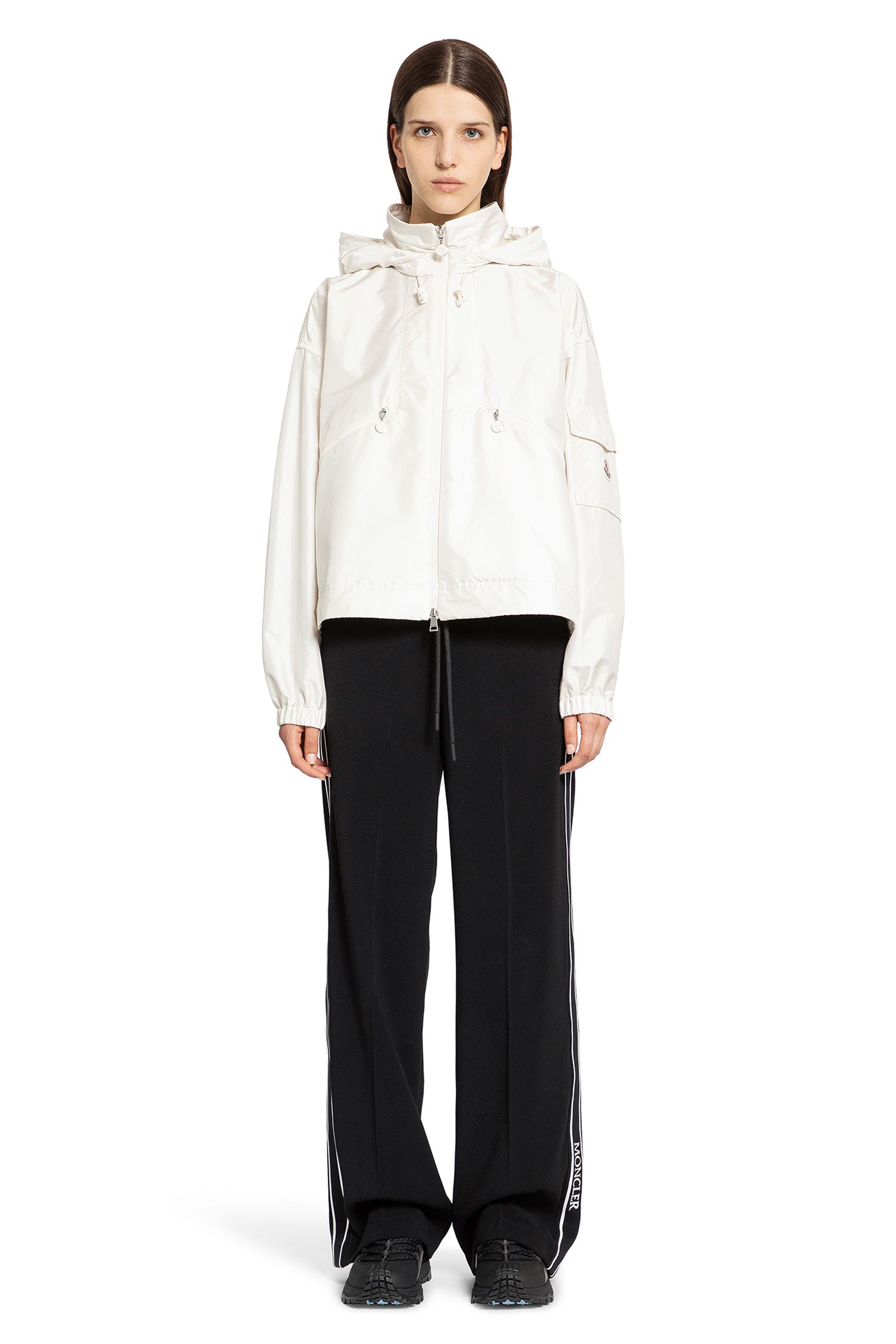 MONCLER WOMAN WHITE JACKETS