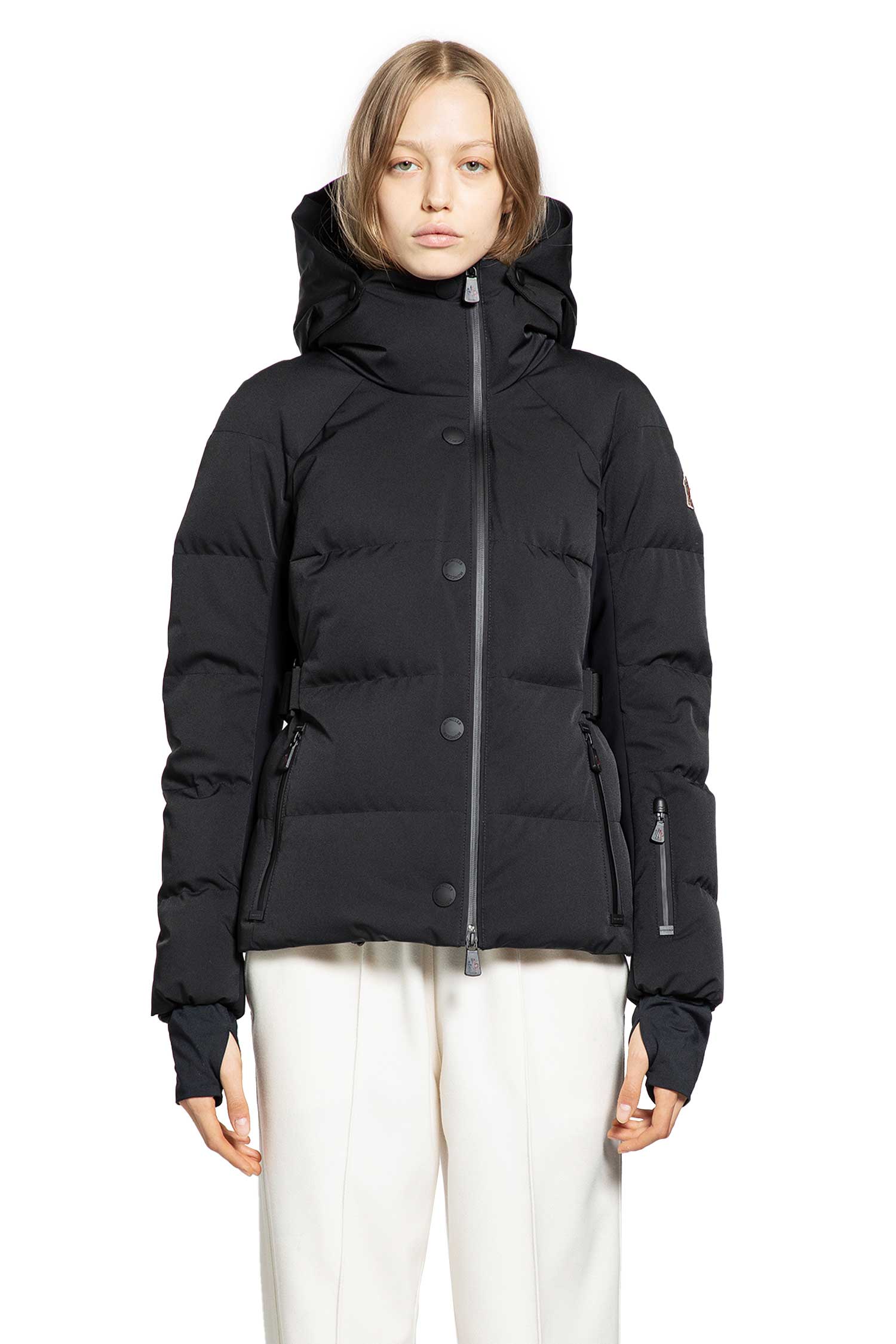 MONCLER GRENOBLE WOMAN BLACK JACKETS
