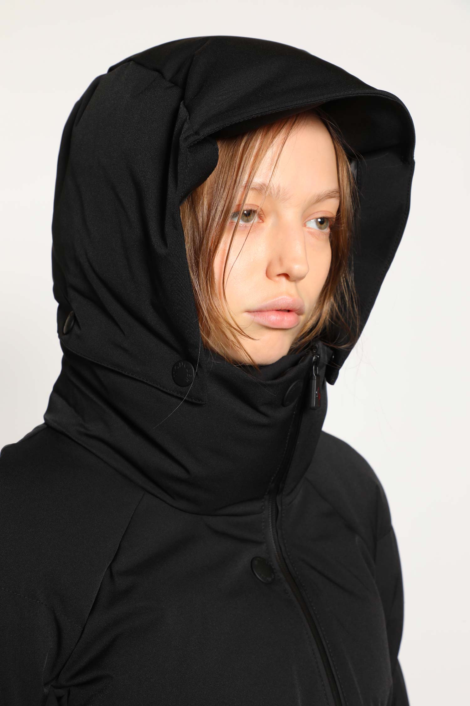 MONCLER GRENOBLE WOMAN BLACK JACKETS