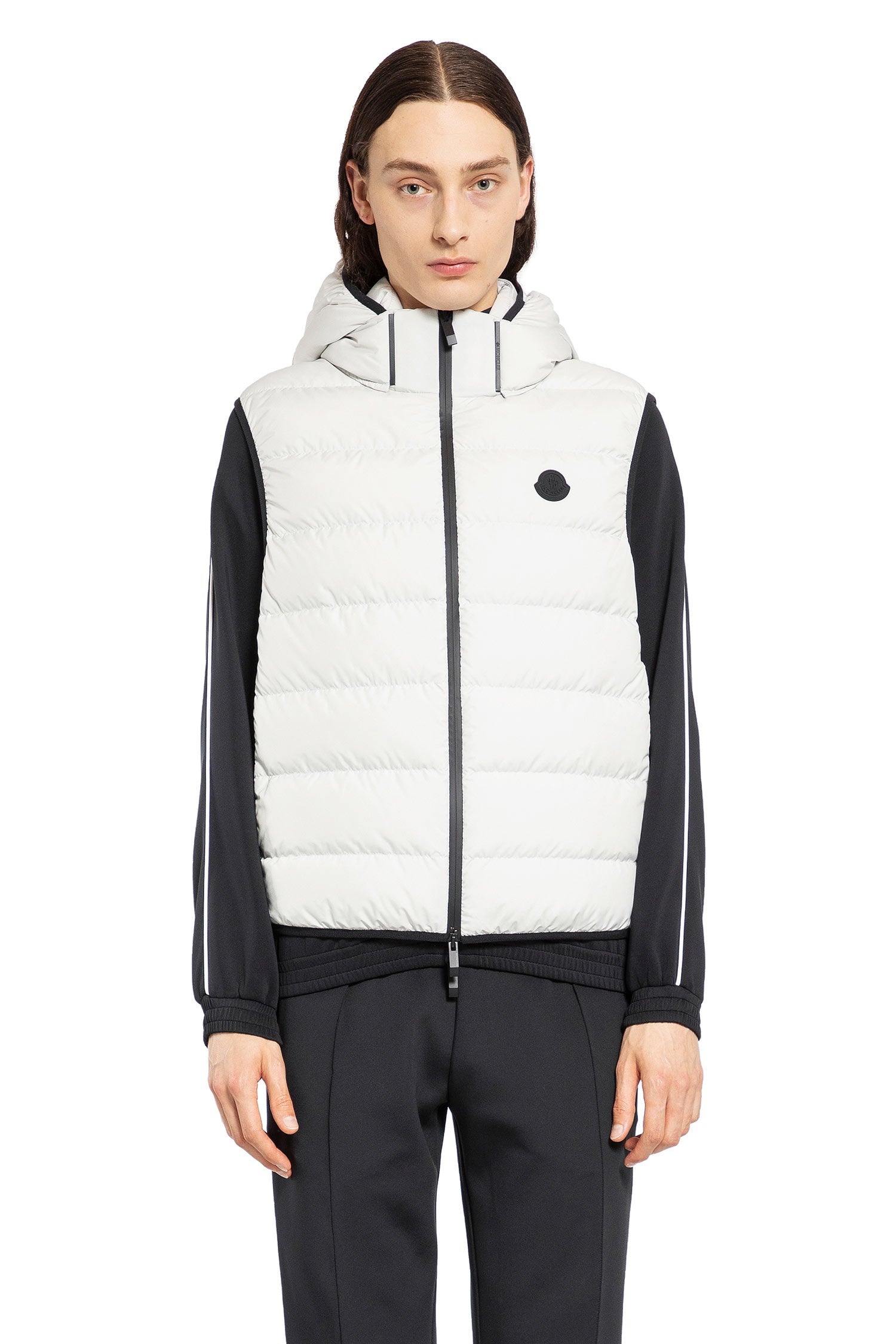 MONCLER MAN WHITE WAISTCOATS