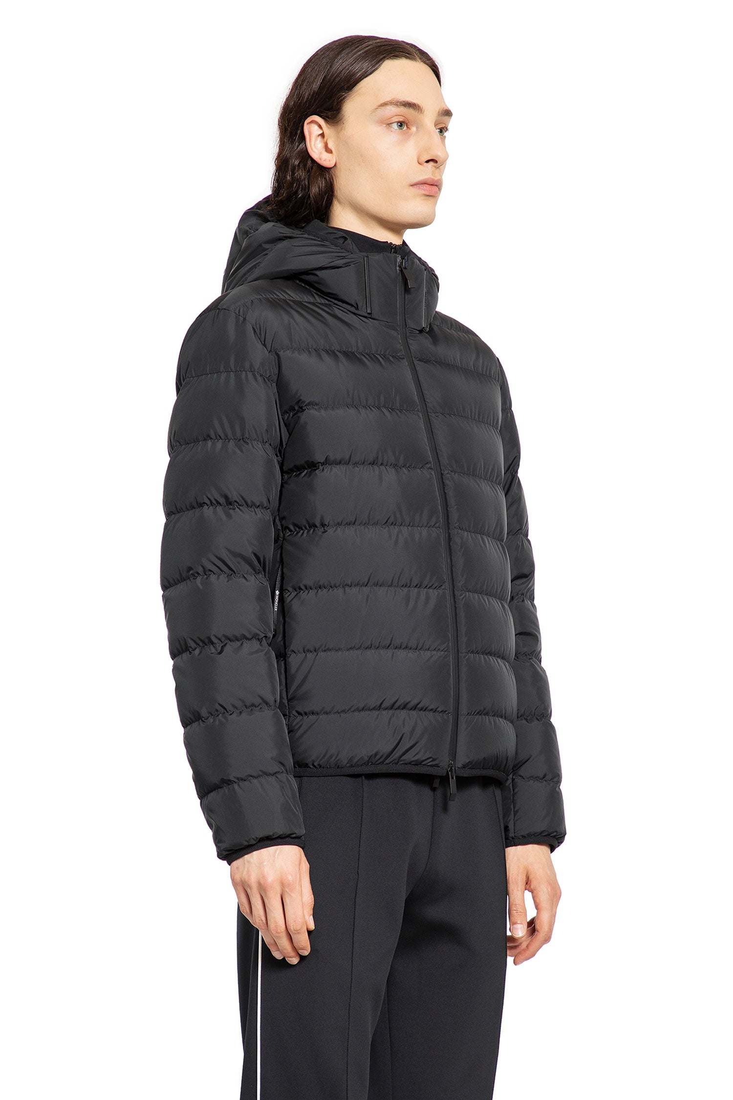 MONCLER MAN BLACK JACKETS