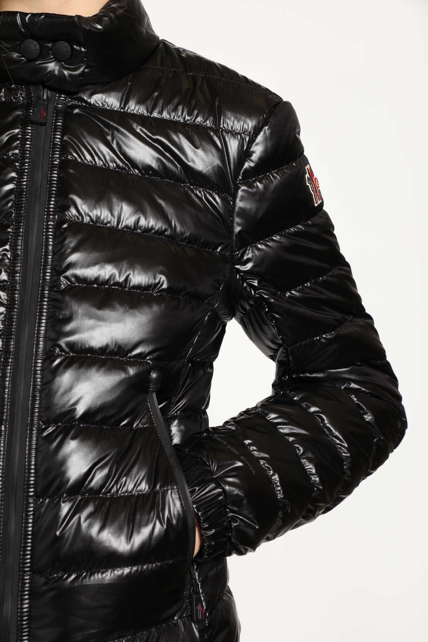 MONCLER GRENOBLE WOMAN BLACK JACKETS