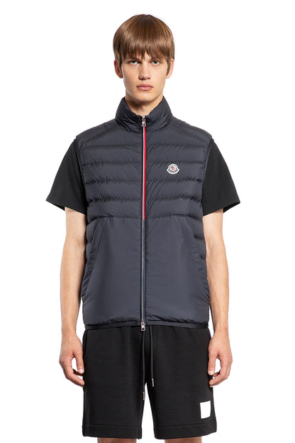 MONCLER MAN BLUE VESTS