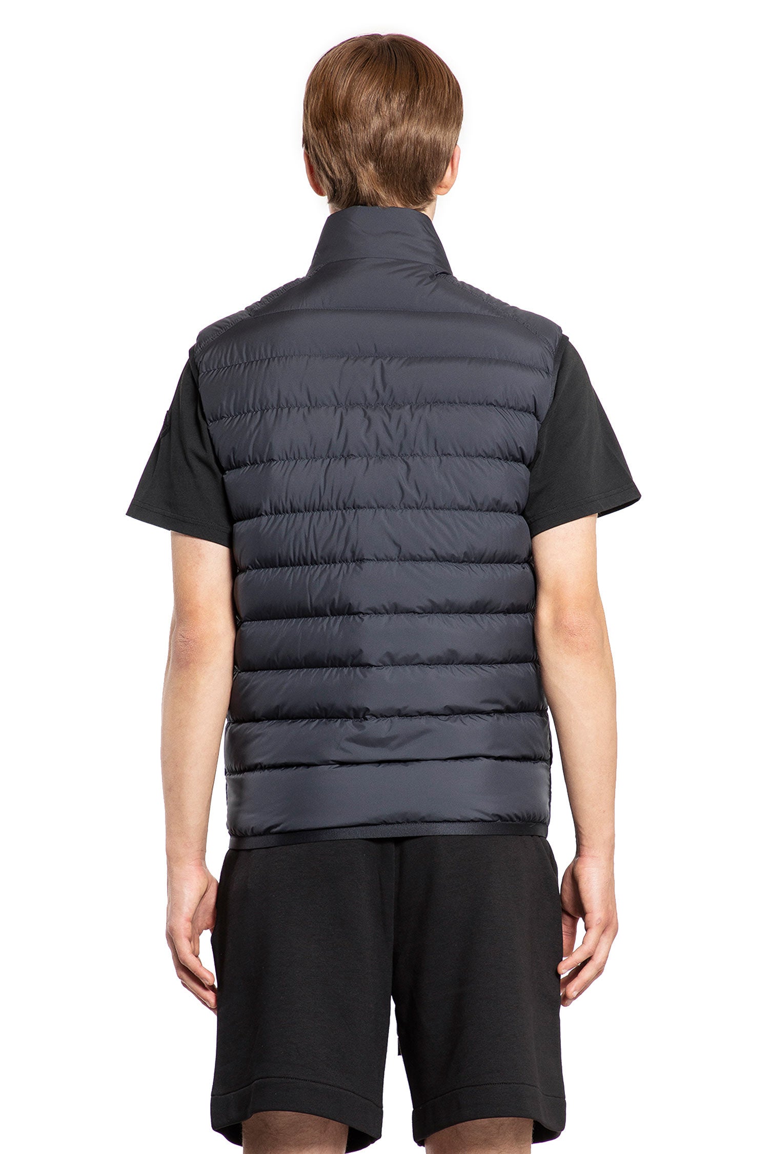 MONCLER MAN BLUE WAISTCOATS