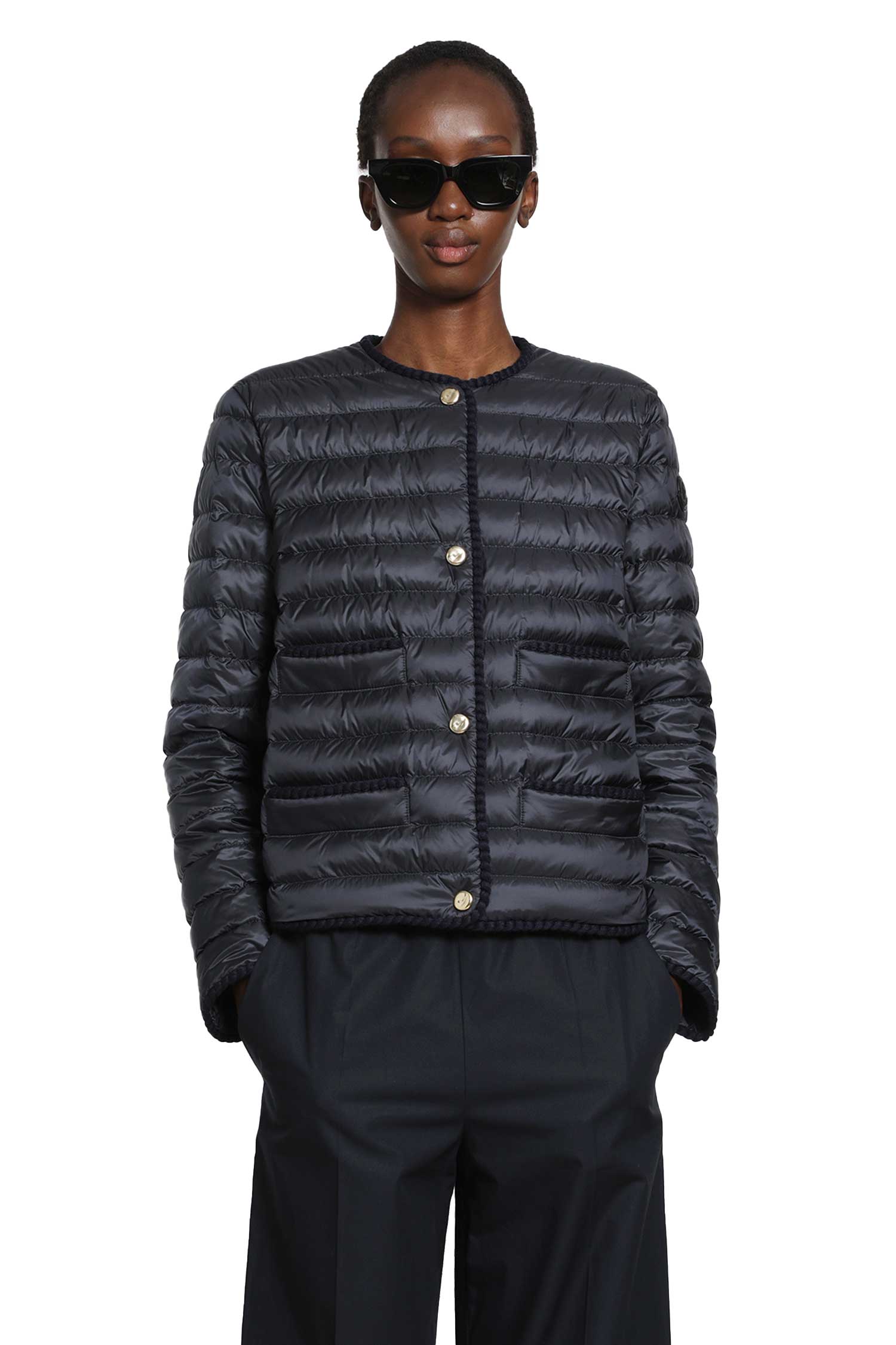 Circaete Braided Trim Short Down Jacket