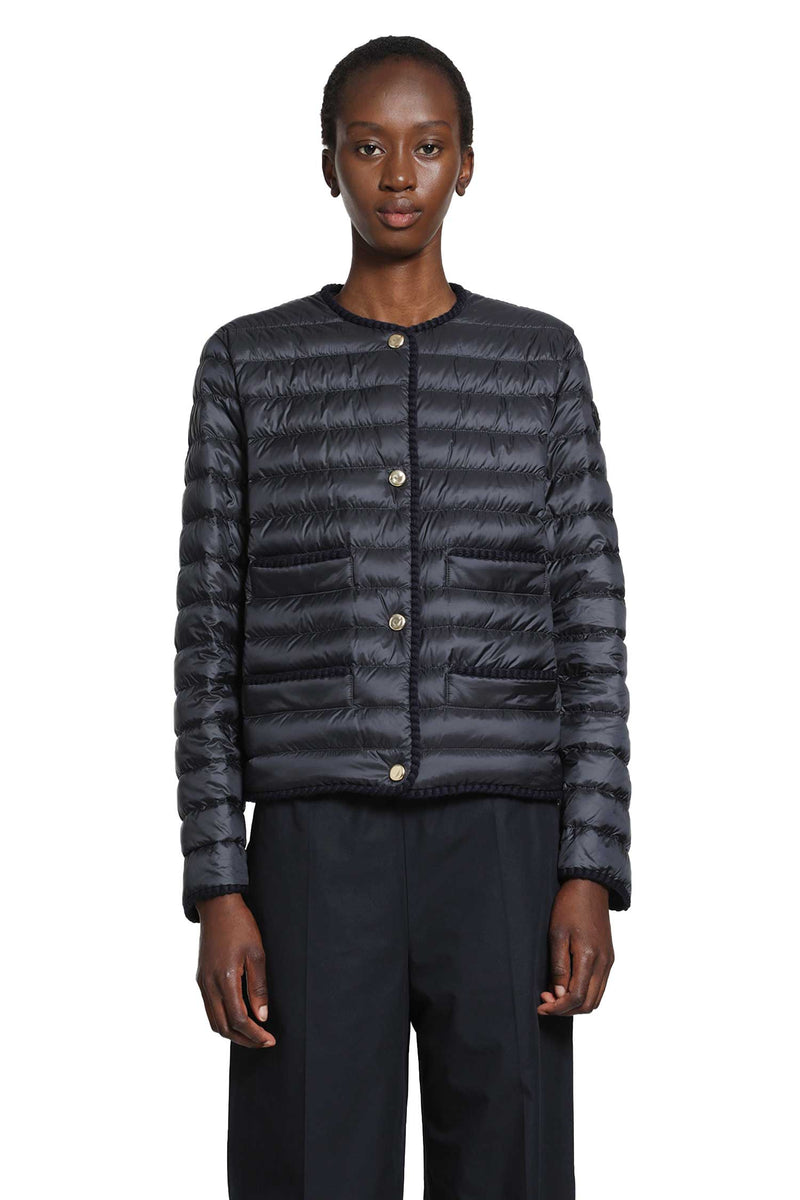MONCLER Circaete Braided Trim Short Down Jacket woman