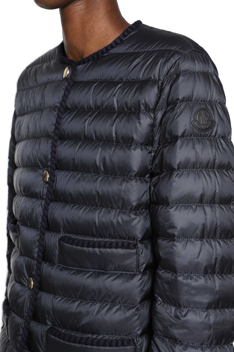 MONCLER Circaete Braided Trim Short Down Jacket woman